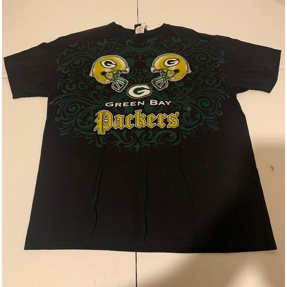 NFL Green Bay Packers Men’s Size XL Logo Print Tee 100% Cotton - Picture 1 of 7